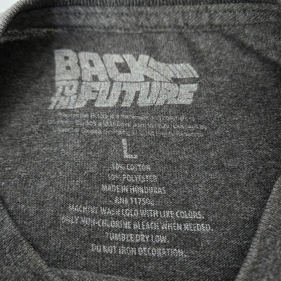Back To The Future Shirt Mens Large Movie Graphic Tee Retro 80s Classic Film - Picture 4 of 7